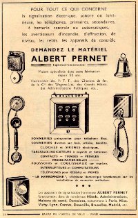 Publicité Albert Pernet
